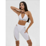 Спортивный БРА Bona Fide: Charm Top "Juicy White"