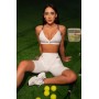 Спортивный БРА Bona Fide: Charm Top "Juicy White"