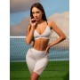 Спортивный БРА Bona Fide: Charm Top "Juicy White"