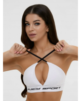 Спортивный БРА Bona Fide: Charm Top "Juicy White"