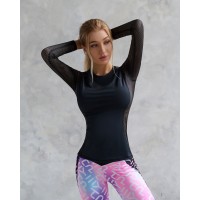 Рашгард Bona Fide: Rashguard Round Hype "Black"