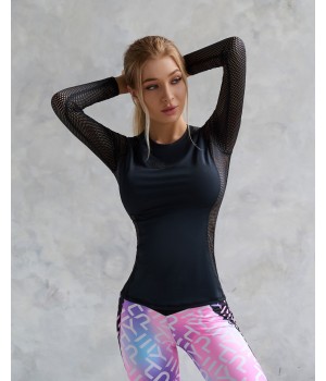 Рашгард Bona Fide: Rashguard Round Hype "Black"