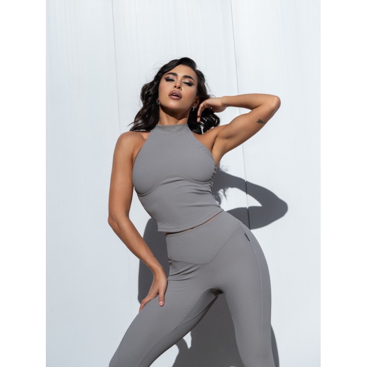 Майка Bona Fashion: Top "Ribbed Gray"