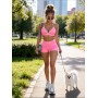 Спортивный БРА Bona Fide: Charm Top "Candy Pink"